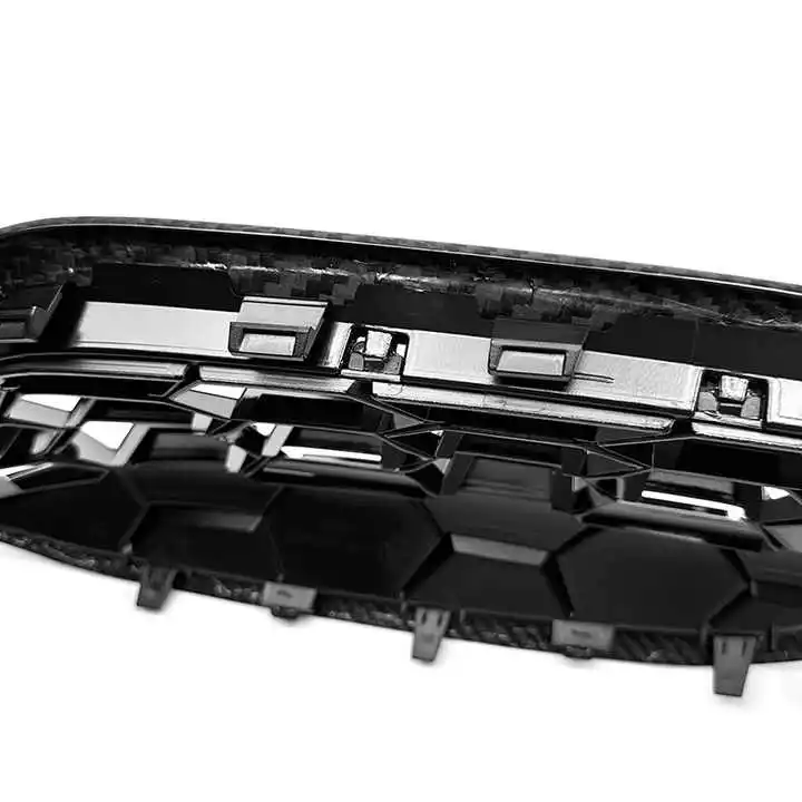 2023+ for BMW 3 Series G20 G28 LCI High-Performance Automotive Glossy Black Carbon Fiber Car Grille Honeycomb Design New Conditi