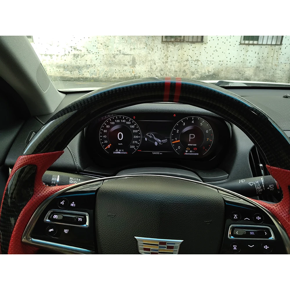 12.3-inch  Cadillac ATS  LCD Instrument Panel Car LCD Instrument Cluster Auto Speedometer Suitable for 2014-2017