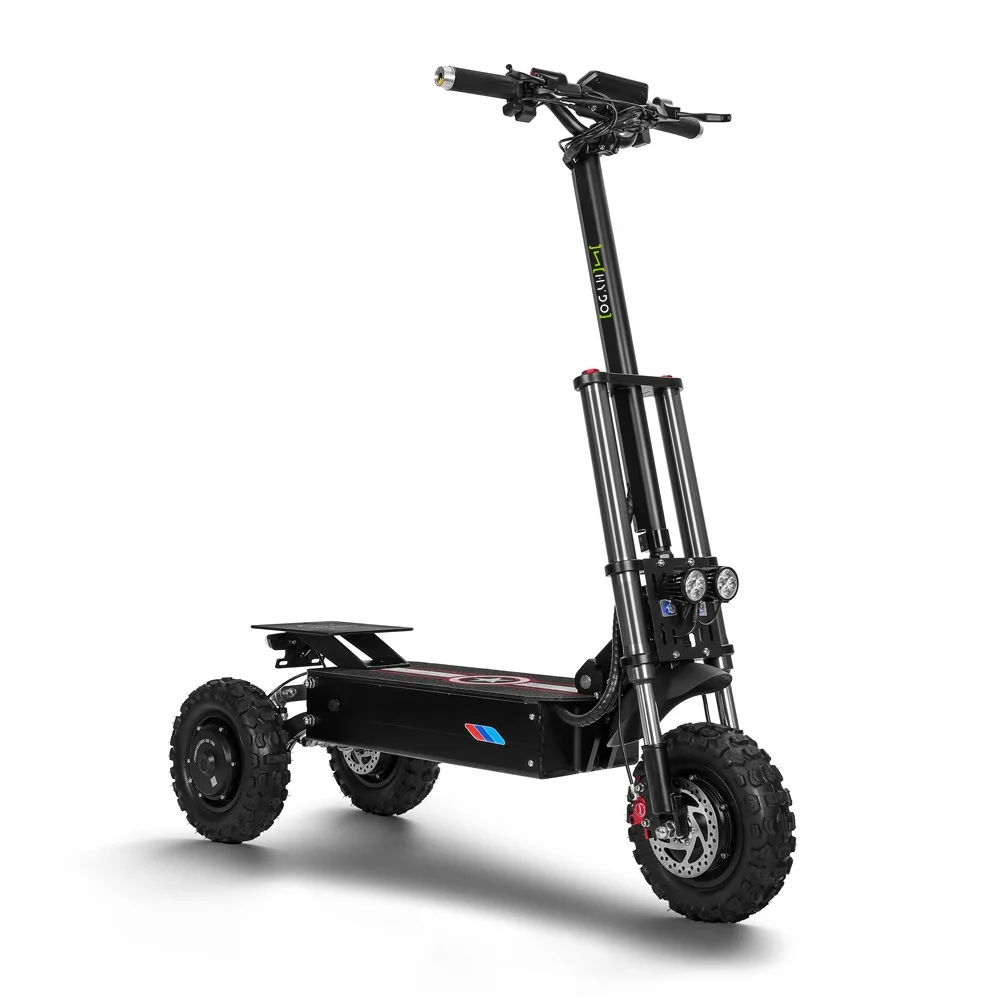 3 Wheel Big Power Monster 3600W Dual Motor Three Motor Off Road Adult Electric Scooter With Tail Box