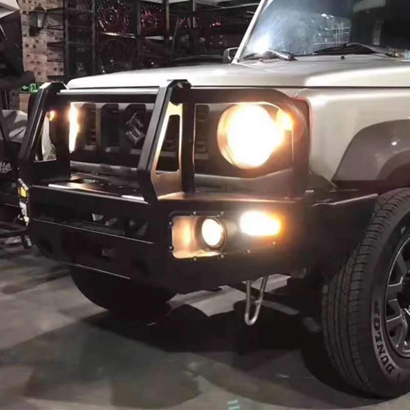  4WD 4X4 Offroad Auto Car Accessories Steel Bumper Kits Front Bull Bar for Suzuki Jimny 2018-Later JB64 JB74