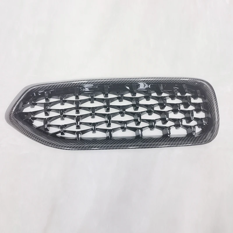 G29 Carbon Fiber Diamond Grill Glossy Black Diamond Style Carbon Front Bumper Grille for BMW Z4 G29 Coupe 2019-2022