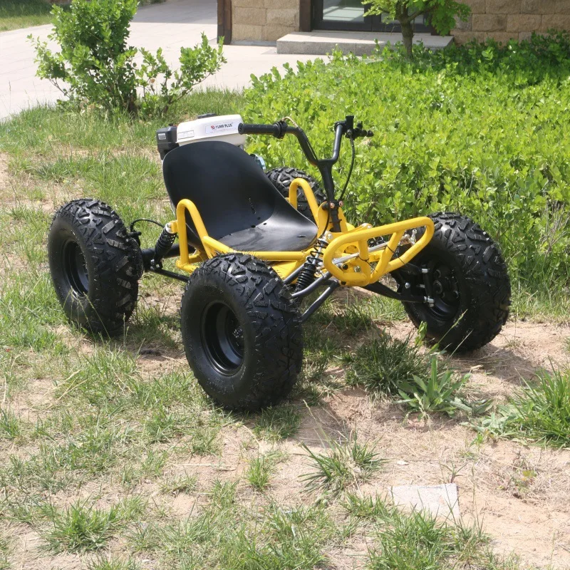 212cc Off Road Go Kart Racing with 10 Inch Tires All Terrain 8 Wheel UTV Beach Mountain Drift Adult Dune Kart Utility Vehicle