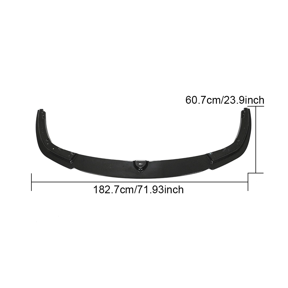 Best Seller Dry Carbon Fiber Front Bumper Lip for BMW M8 F91 F92 F93 2019-2021
