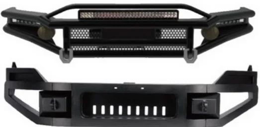 Mid-width Offroad Steel Front Bumper 4x4 Pickup BAR Steel Front Rear Bumpers for dodge Ram 1500 