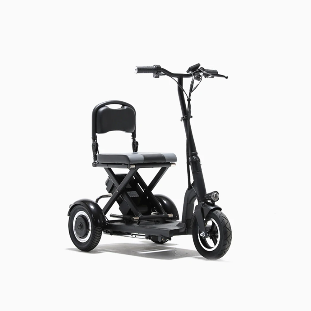 Adult 3-Wheel Power Electric Mobility Scooter 500W Lithium Battery Single Seat for Elderly Use
