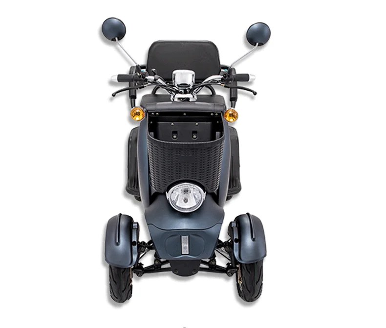 60V 4-Wheel Electric Scooter Motorcycle with 1000W Motor Free Will Double Seat Design for Elderly Mobility Scooter