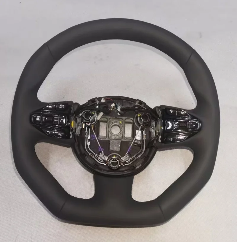 Suitable for Aston Martin Vantage DB11 DBS Silver Ring Nappa Leather Carbon Fiber Steering Wheel JY53-3600-AA