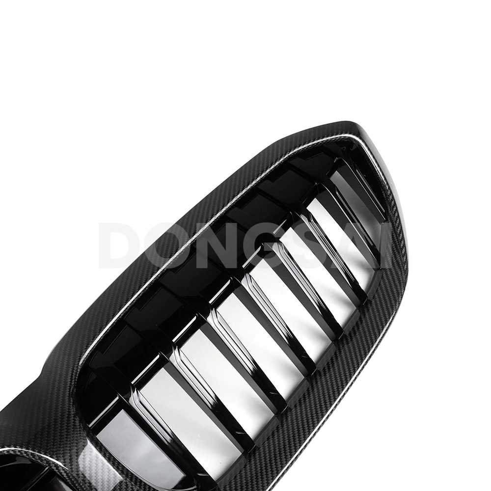 3 Series G20 G21 G28 Pre-Facelift Single Slat Prepreg Carbon Fiber Front Grill 2019-2022