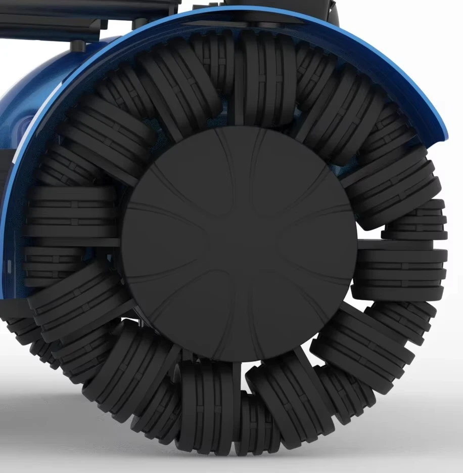 2025 Smart Auto Folding Electric Wheelchair Dual Motor One-Key Foldable Portable Mobility Scooter for Elderly Disabled