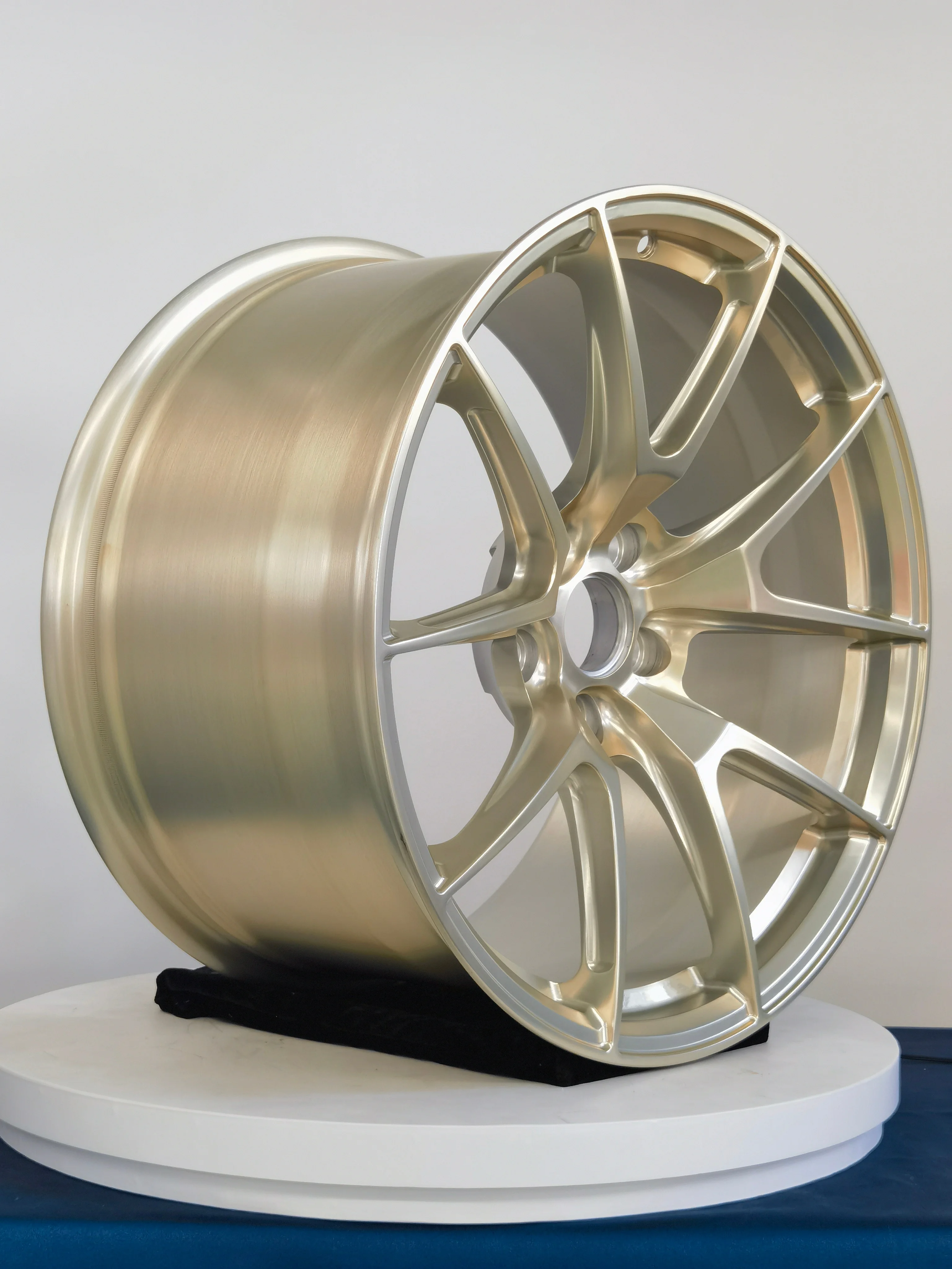 PENGZHEN VS-5RS Wheels Matte Forged Gold 5x112 18 19 Inch Lightweight for BMW F30 M2 F87 Corvette for Toyota Passenger Cars