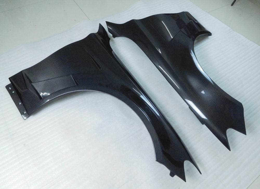 Carbon Fiber Car Auto Wheel Fenders for Mercedes-Benz W205 AMG C63