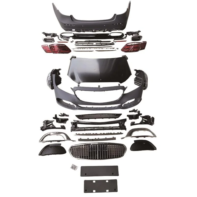 2009+ E Class Mercedes W212 Facelift 2023 W223 Car Modification Accessories Bumper Body Kits with Taillight Custom Car Bumpers