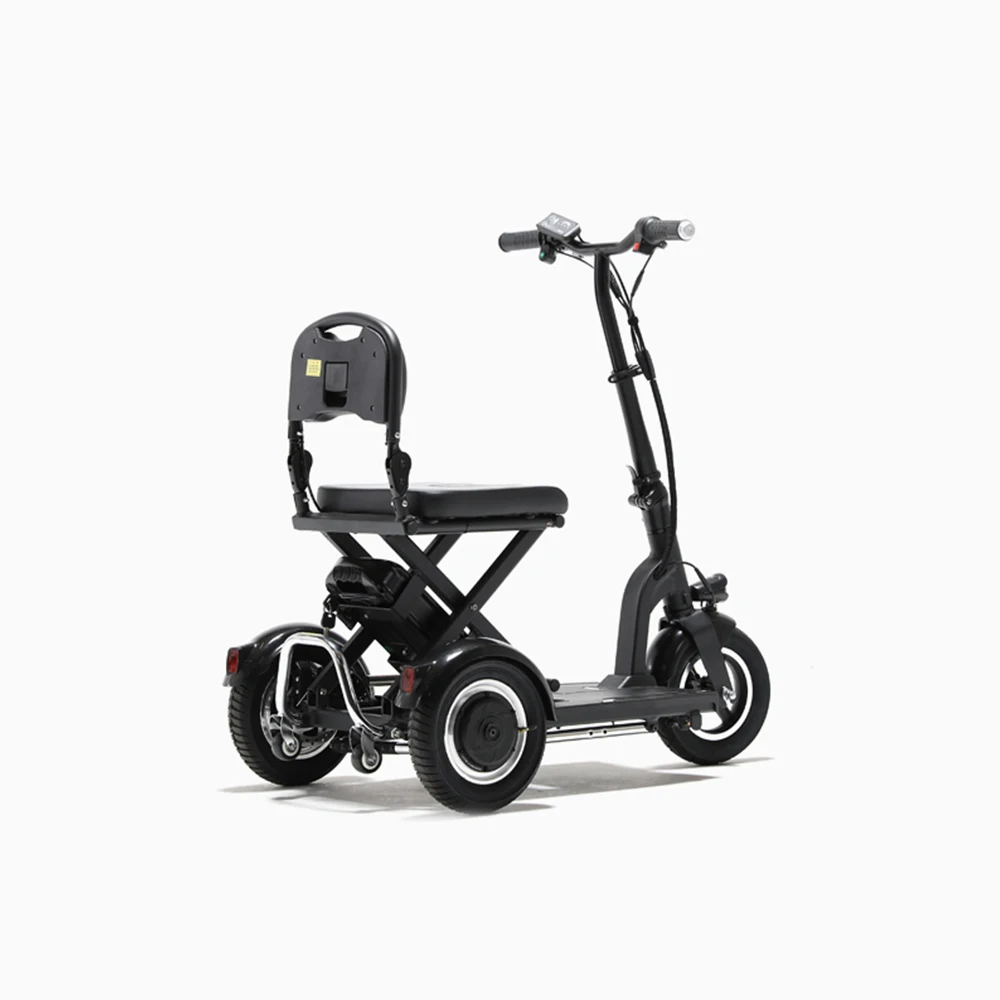 Adult 3-Wheel Power Electric Mobility Scooter 500W Lithium Battery Single Seat for Elderly Use