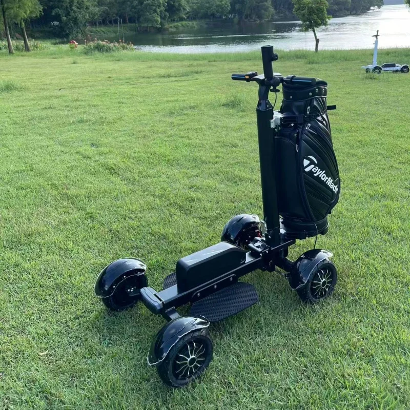 Enoo E7-6 48V 20Ah Lithium 4-Wheel Aluminium Folding Electric Golf Cart Scooter 2400W 150kg Load 20km/h Scooters