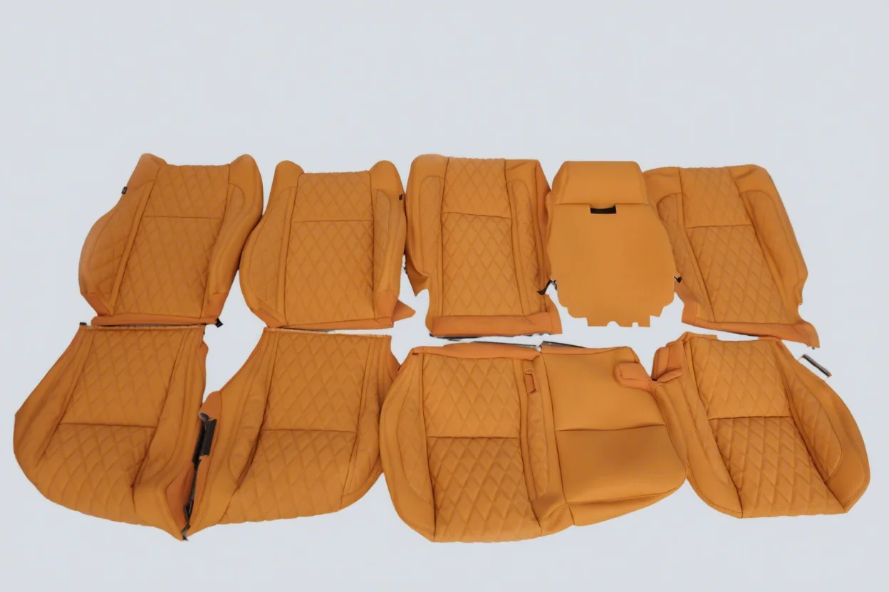 2025 Latest S Class Luxury Interior Full Leather Seat Cover Custom Fit and Whole Car Leather Upgrade Kit