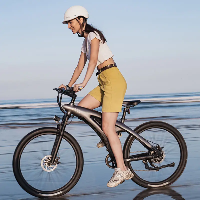 48V 750W Lithium Aluminum Alloy Smart Folding Electric City Bike IPX4 Waterproof 100kg Load Capacity 90-100km Range for Adults