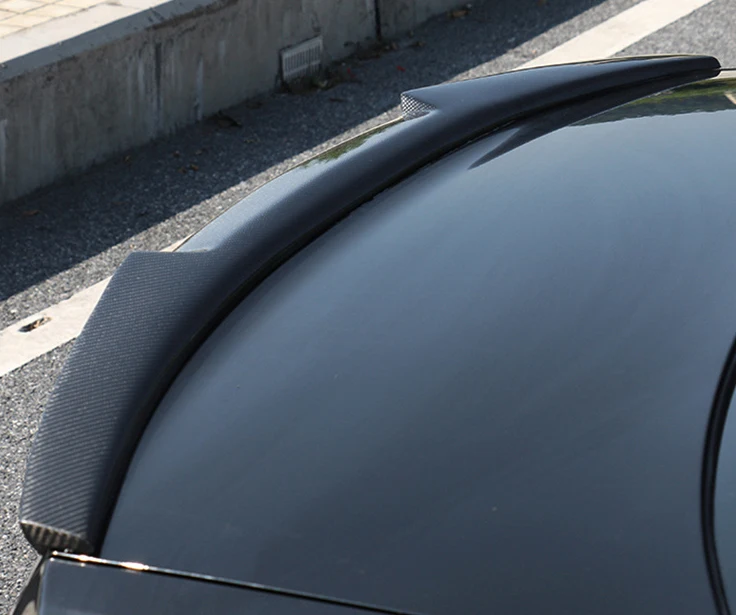 A4 Car Rear Trunk Spoiler Boot Wing Carbon Fiber Fit for Audi A4  B9 Sedan M4 Style Carbon Fiber Spoiler 2017+