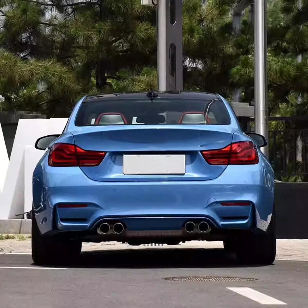 Car Body Kit for BMW 4 Series F32 F36 Full Body Kit Conversion M4 Front Rear Bumper Set for 2013 to 2020