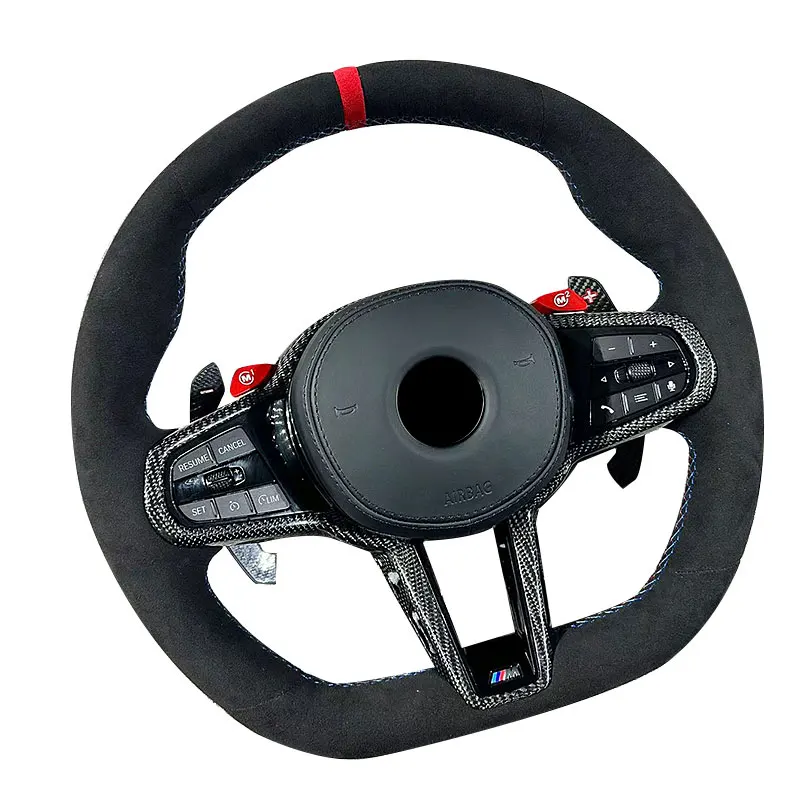 M Performance Steering Wheel for BMW G30 G31 G32 X3 G01 X4 G02 M2 G87 M3 G80 M4 G82 G42 G20 LCI M5 F90 G11