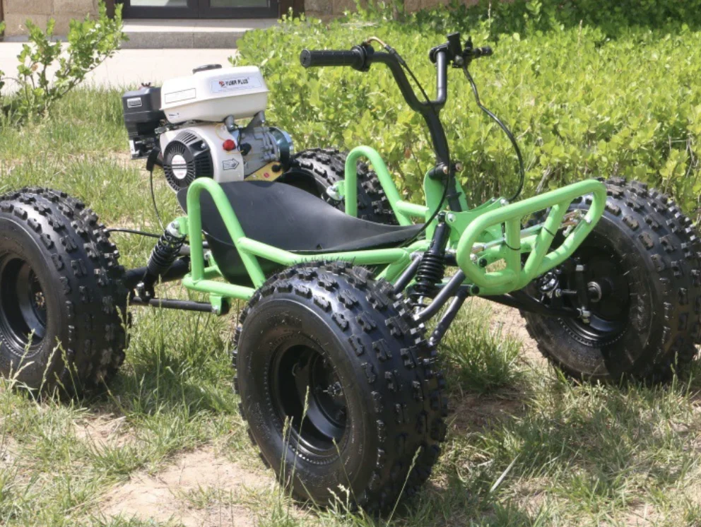 212cc Off Road Go Kart Racing with 10 Inch Tires All Terrain 8 Wheel UTV Beach Mountain Drift Adult Dune Kart Utility Vehicle