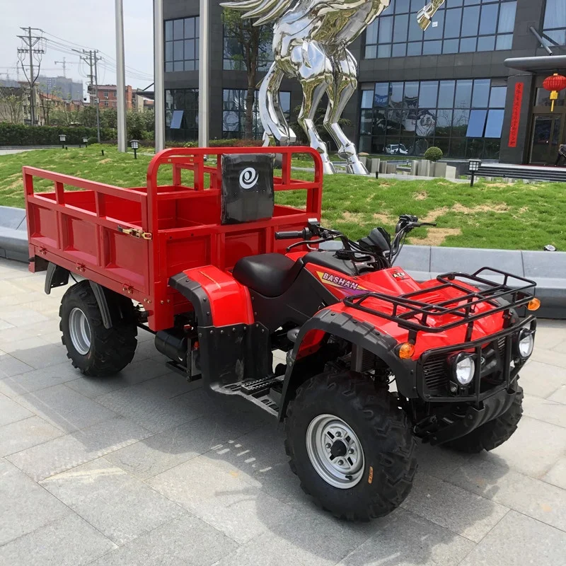 ATV 250cc 2WD With Bucket Shaft Drive Agricultural Vehicle Automatic Lifting Farm ATV