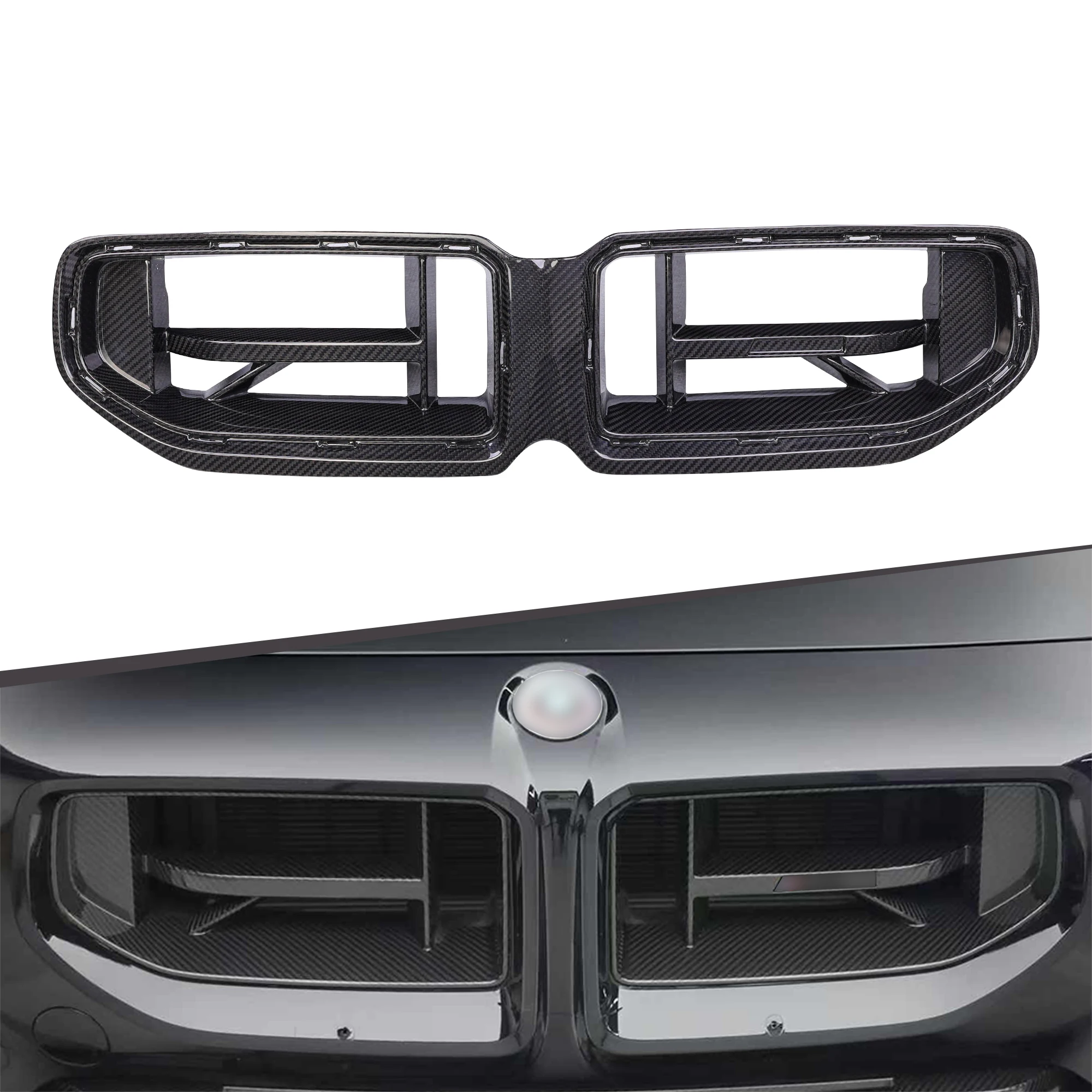 CS Type Front Grille Dry Carbon Fiber for BMW G87 M2 2022+