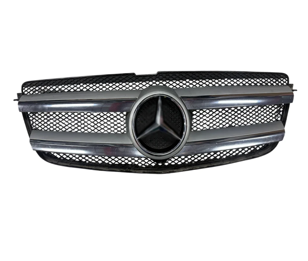 Classic High-quality GL Series W166 AMG Front Sports air Intake Grille, Central Screen, Chrome Decoration for Mercedes-Benz