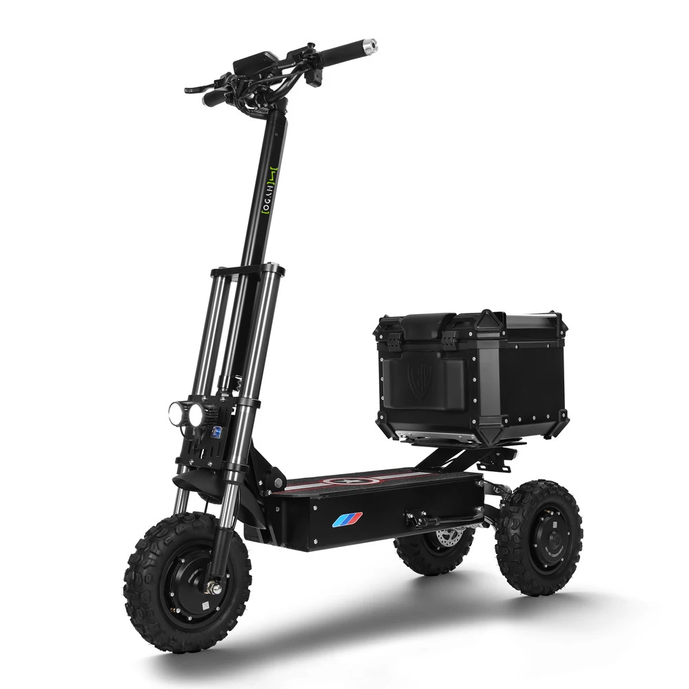 3 Wheel Big Power Monster 3600W Dual Motor Three Motor Off Road Adult Electric Scooter With Tail Box