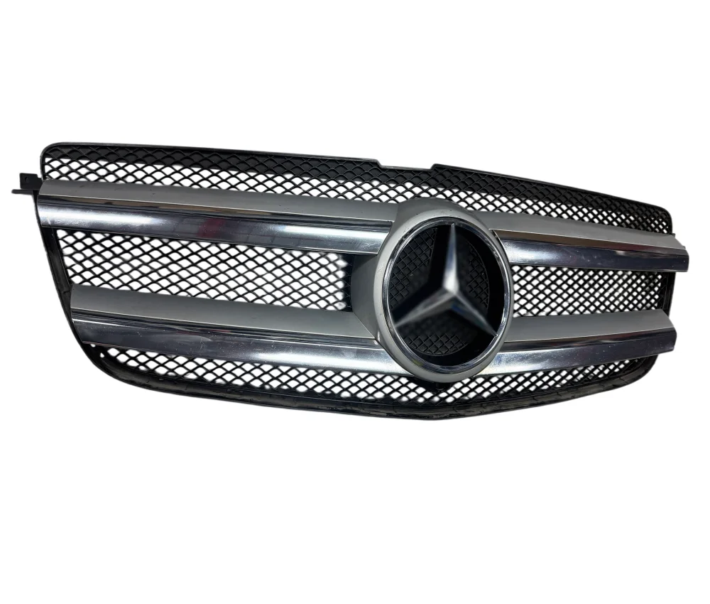 Classic High-quality GL Series W166 AMG Front Sports air Intake Grille, Central Screen, Chrome Decoration for Mercedes-Benz