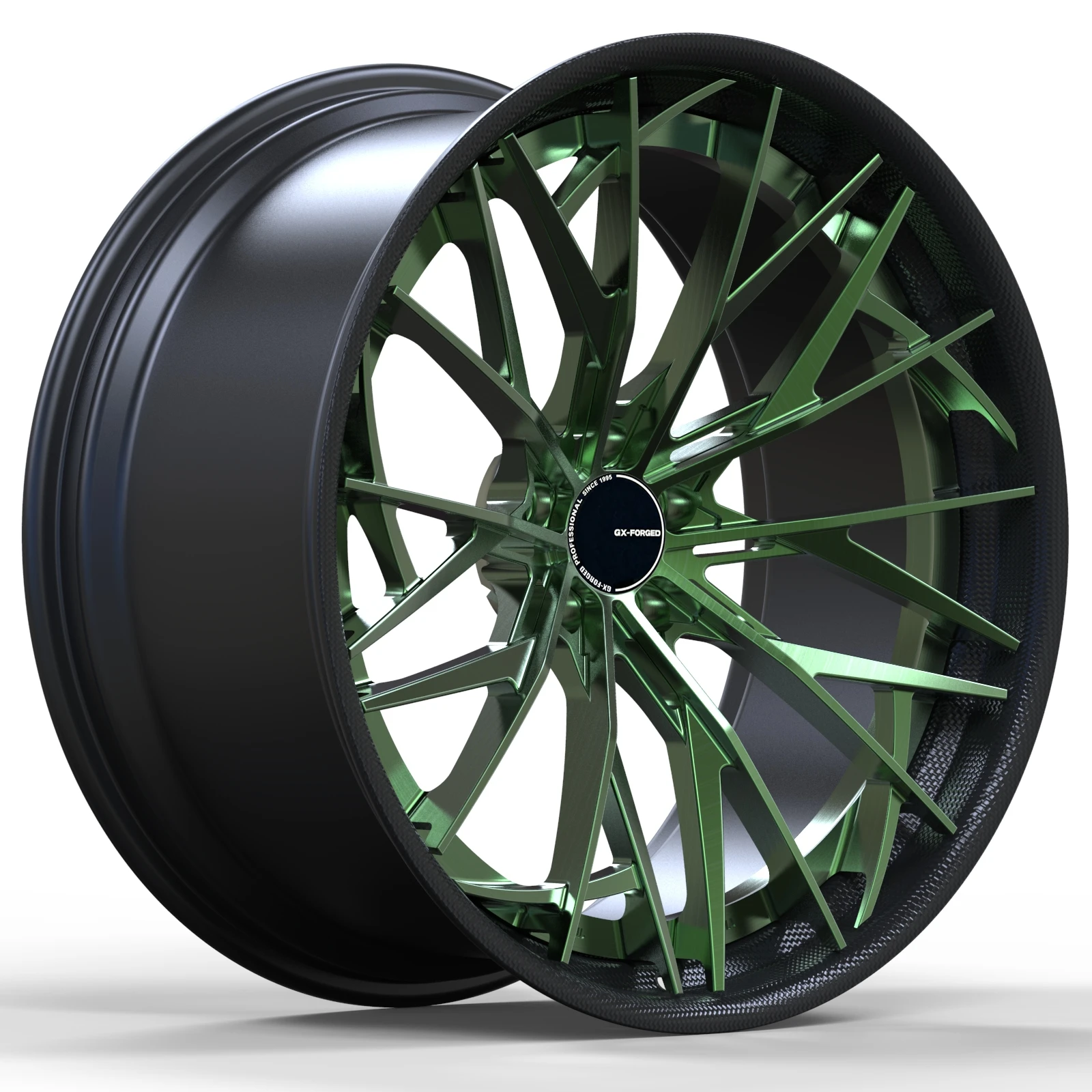 Customizable Two-Piece Forged Wheels with High Strength and Lightweight Design Available in Tailored Sizes and Widths