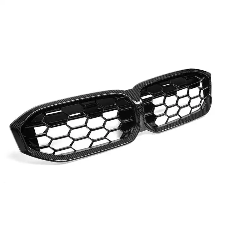 2023+ for BMW 3 Series G20 G28 LCI High-Performance Automotive Glossy Black Carbon Fiber Car Grille Honeycomb Design New Conditi
