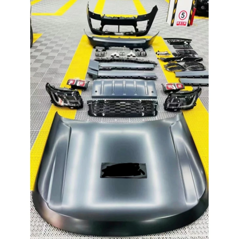 2013-2017 Upgrade 2018-2022 Front Bumper Rear Bumper Headlights Taillights Body Kit for Range Rover Executive Upgrade SVO