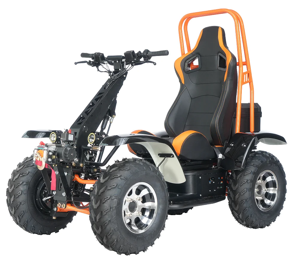 5KW 60V 4WD Electric with 6000W Motor Power 50km/h Farm Use CE 4*4 ATV COC EEC Certified Max Load 200kg 