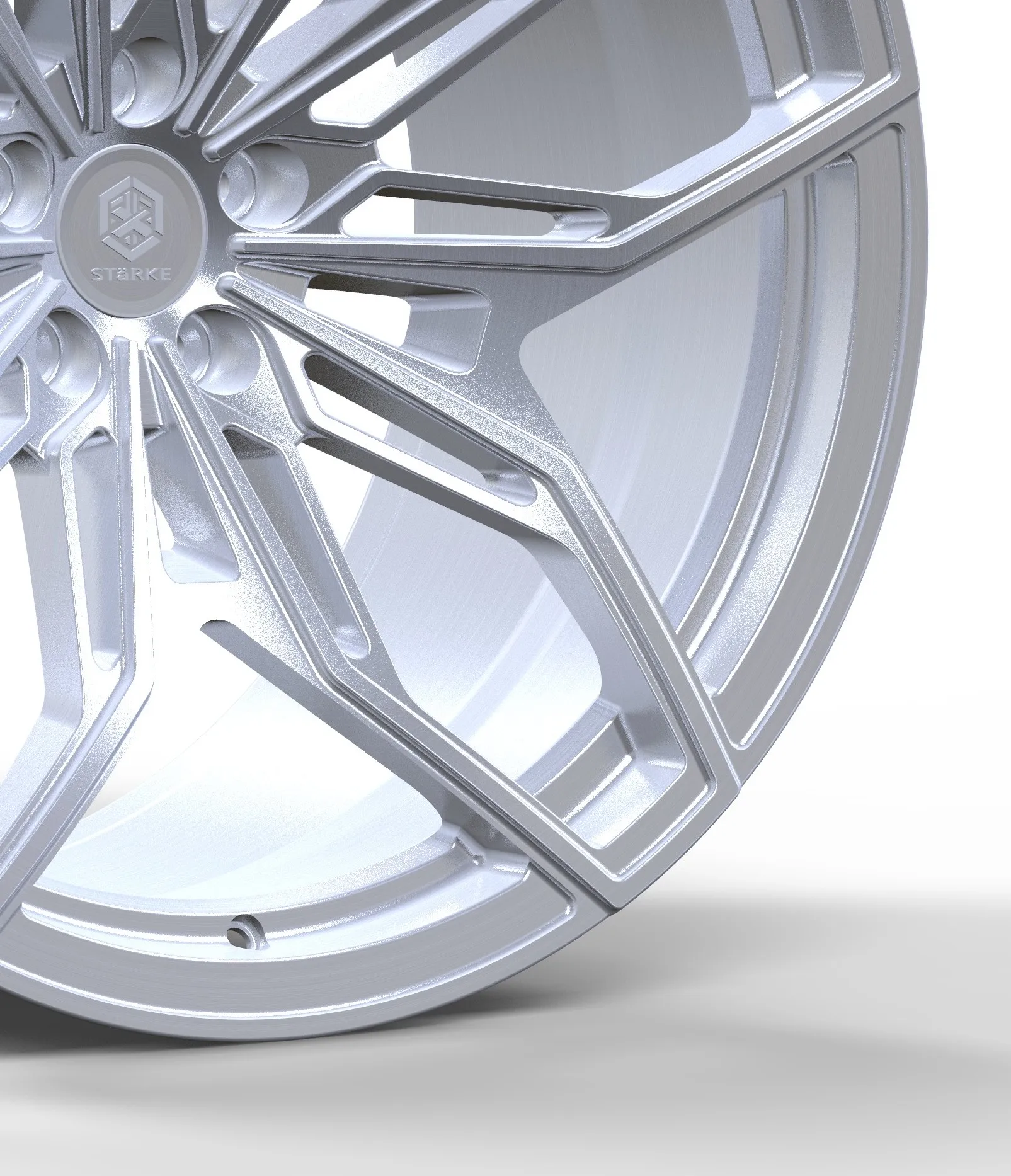 GEASCO 18x9.5 Forged Aluminum Wheels | New Black Finish with 1 Year Warranty for Sport Performance Cars PCD 112mm ET 20mm