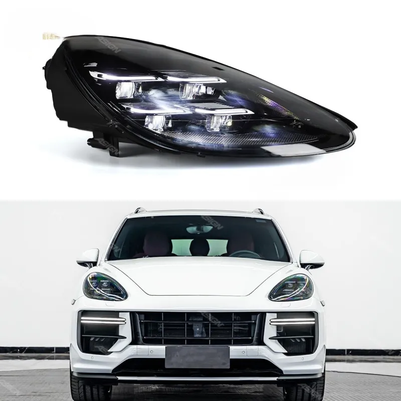 2025 Style Matrix LED Headlights for Porsche Cayenne 958.1 2011–2014 Upgrade