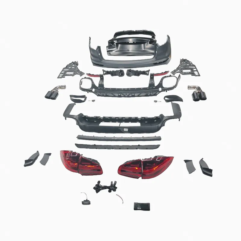 For Porsche Cayenne (2011-2017) 958.1 Upgrade 9Y0.1 Turbo GT Car Bumper Front Rear Body Kit