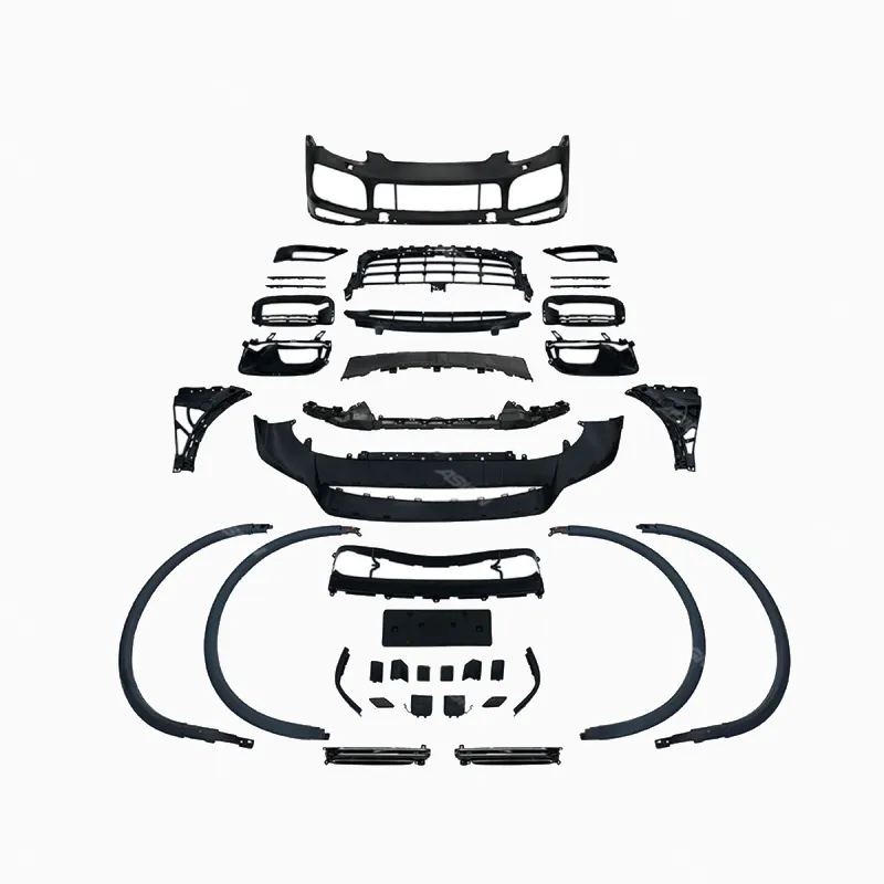 Brand New 9Y0.1 SD Double Bar Light Front Bumper Kit for Porsche Cayenne 958.1 Car Bumpers