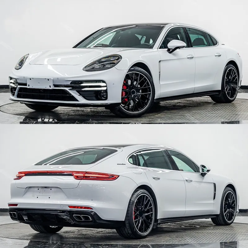 Upgraded Turbo S Body Kit for Porsche for Panamera 971 2017-2023 Front Bumper Diffuser and Side for Panamera with Car Bumpers