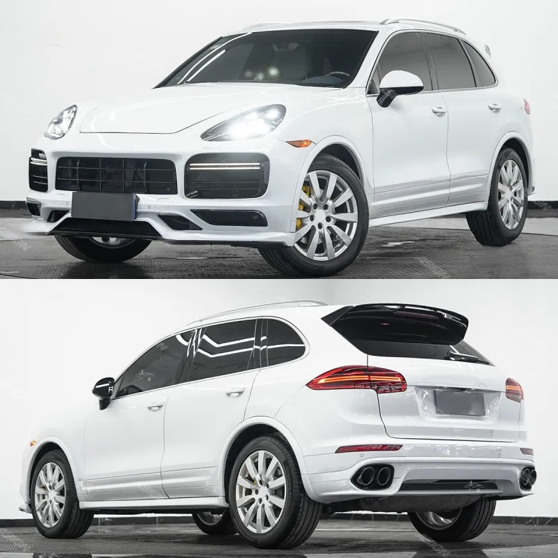For Porsche Cayenne (2011-2017) 958.1 Upgrade 9Y0.1 Turbo GT Car Bumper Front Rear Body Kit