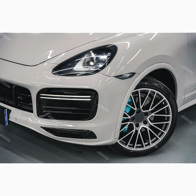 Brand New 9Y0.1 SD Double Bar Light Front Bumper Kit for Porsche Cayenne 958.1 Car Bumpers