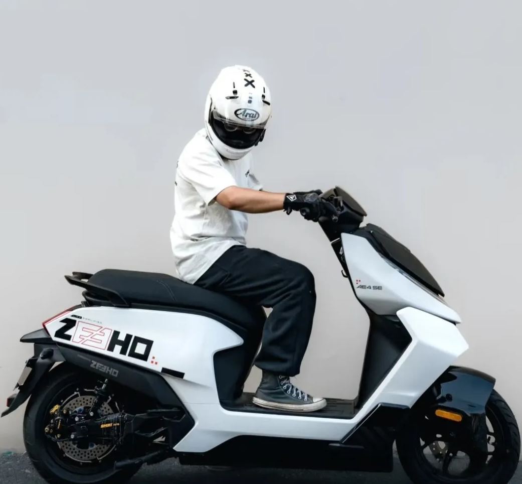 Long-range electric motorcycle, 1600W high-power commuter motorcycle, front and rear disc brakes, lead-acid electric motorcycle