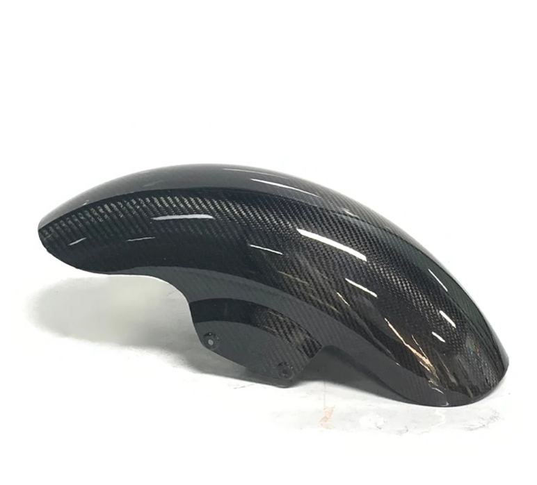 Teen Top Factory Carbon Fiber Vivid Black Front Fender Fit for Harley Touring Model Street Road Glide for Front Mudguard 2009+