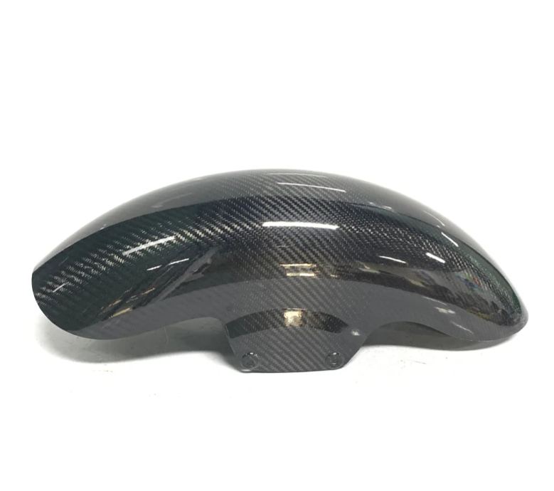 Teen Top Factory Carbon Fiber Vivid Black Front Fender Fit for Harley Touring Model Street Road Glide for Front Mudguard 2009+