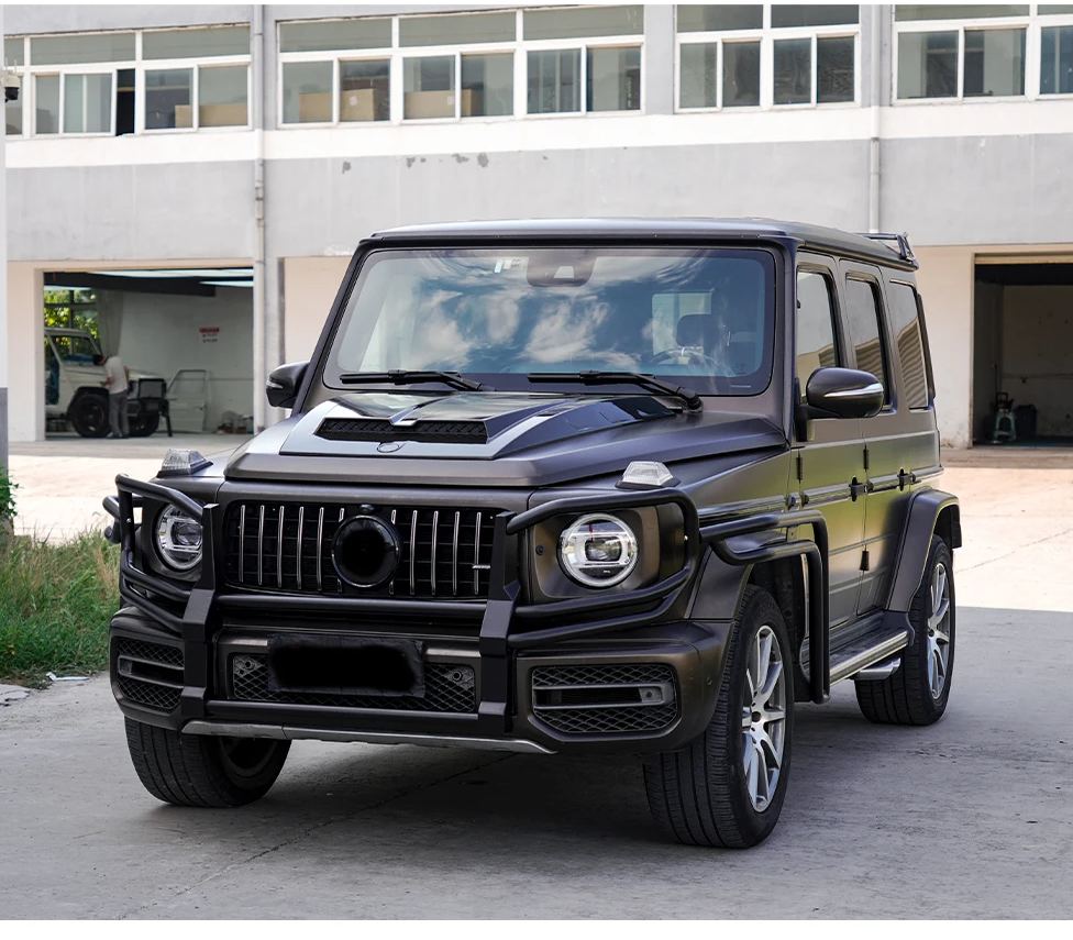 2019y+ G Class W464 G63 Off-Road Full Wrap Bumper G63 Front Guard Bull Bar Auto Car Upgrade Replace Front Bumper Guard