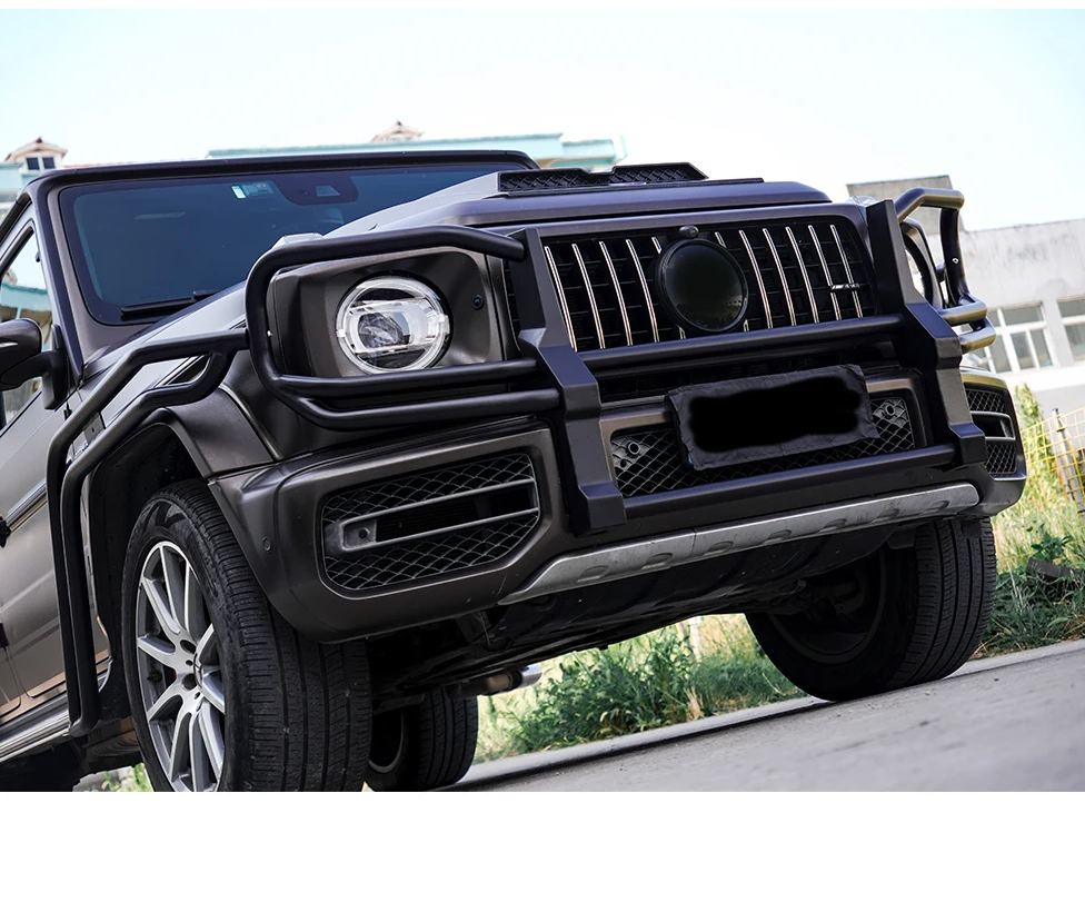2019y+ G Class W464 G63 Off-Road Full Wrap Bumper G63 Front Guard Bull Bar Auto Car Upgrade Replace Front Bumper Guard