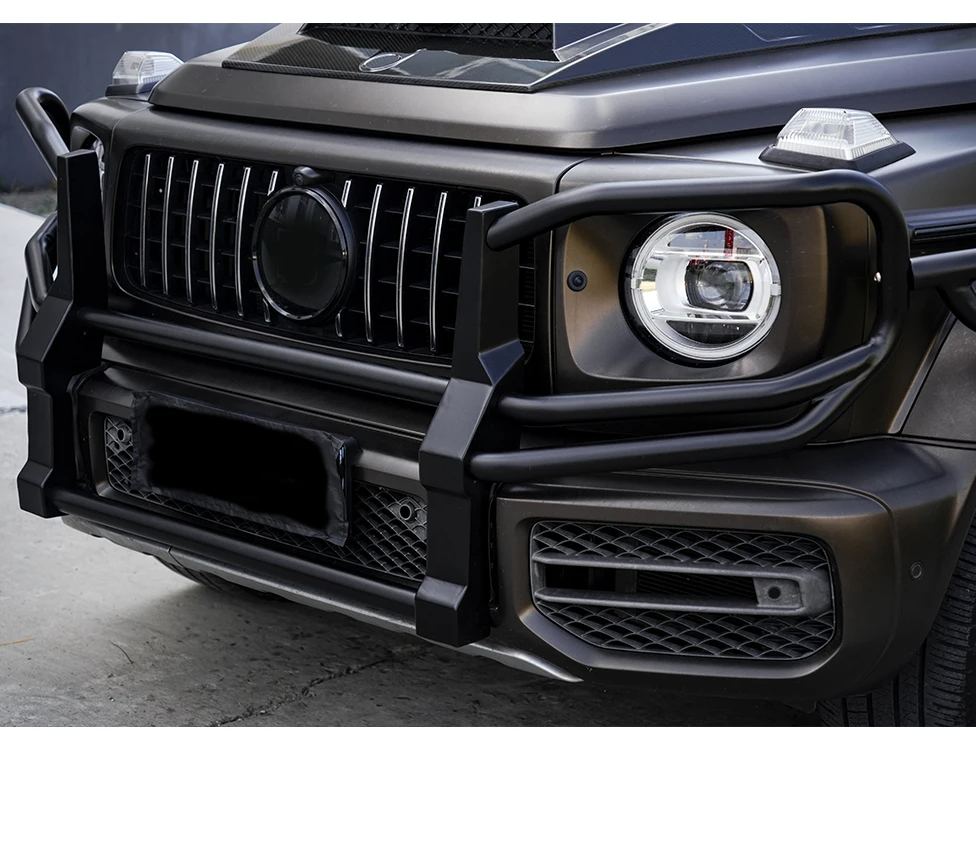 2019y+ G Class W464 G63 Off-Road Full Wrap Bumper G63 Front Guard Bull Bar Auto Car Upgrade Replace Front Bumper Guard