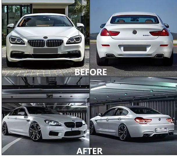 Manufacturing Source Full Body Kit Front Rear Bumper Grille Fender for BMW 6 Series F06 F12 F13 2011-2018 Upgrade M6 Body Kit