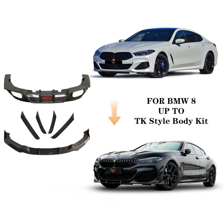 Carbon Fiber Car Accessories Body Kit for BMW M8 Upgrade TK Car Conversion Kit