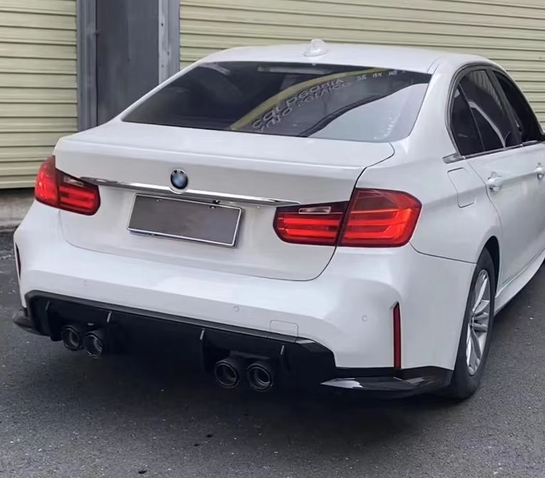 FEITUO Wide Body Kit for BMW 3 Series F30 Upgrade to G80 M3 with High Quality Car Bumpers Grill Side Skirt Tail Throat Headlamp