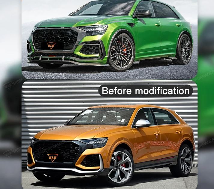 Cars Accessories Wet Carbon Fiber ABT Style Body Kit for Audi RSQ8 Modified Car Kit